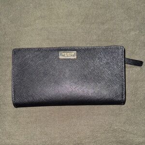 Kate Spade Black Wallet EUC